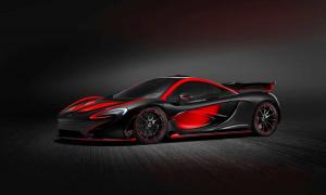 McLaren MSO P1 Black and Red 2015 года